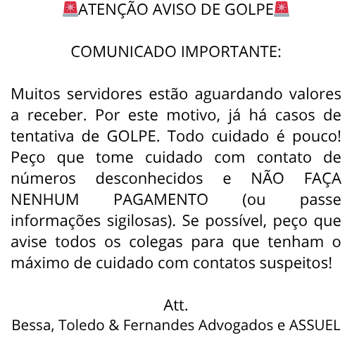 AVISO DE GOLPE